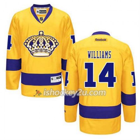 Reebok Mænd NHL Los Angeles Kings Trøje Justin Williams #14 Tredje Guld