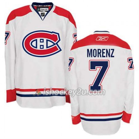 Reebok Mænd NHL Montreal Canadiens Trøje Howie Morenz #7 Udebane Hvid