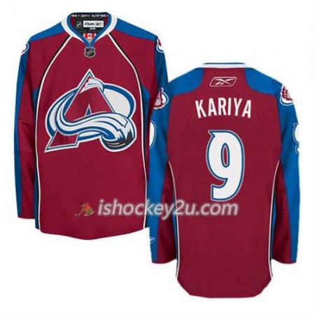 Reebok Mænd NHL Colorado Avalanche Trøje Paul Kariya #9 Hjemme Rød