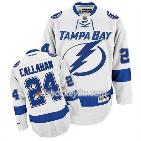 Reebok Mænd NHL Tampa Bay Lightning Trøje Ryan Callahan #24 Udebane Hvid Reebok Mænd NHL Tampa Bay Lightning Trøje Ryan Callahan #24 Udebane Hvid