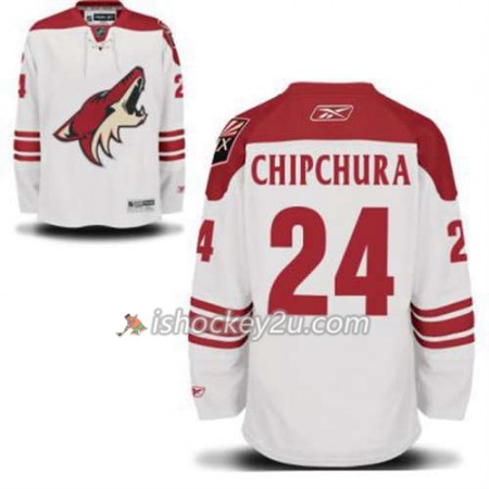 Reebok Mænd NHL Phoenix Coyotes Kyle Chipchura 24 Hvid Udebane