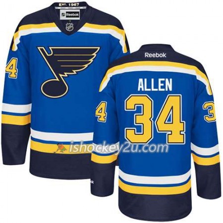 Reebok Mænd NHL St. Louis Blues Trøje Jake Allen Premier Hjemme #34 Reebok Mænd NHL St. Louis Blues Trøje Jake Allen Premier Hjemme #34