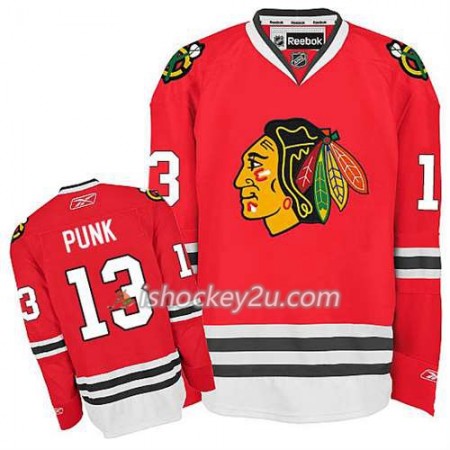 Børn NHL Chicago Blackhawks Trøje CM Punk #13 Premier Hjemme Rød Børn NHL Chicago Blackhawks Trøje CM Punk #13 Premier Hjemme Rød