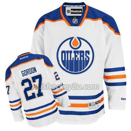 Reebok Mænd NHL Edmonton Oilers Trøje Boyd Gordon #27 Udebane Hvid