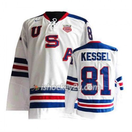 Reebok Mænd NHL USA Team Trøje Phil Kessel #81 Hvid