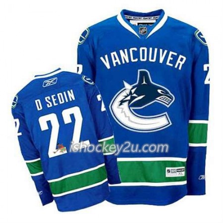 Reebok Mænd NHL Vancouver Canucks Trøje Daniel Sedin #22 Hjemme Blå