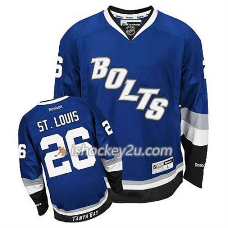 Reebok Mænd NHL Tampa Bay Lightning Trøje Martin St. Louis #26 Tredje Blå