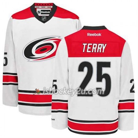 Reebok Mænd NHL Carolina Hurricanes Trøje Chris Terry #25 Udebane Hvid