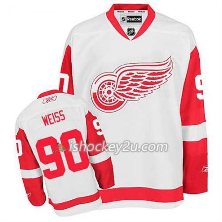 Reebok Mænd NHL Detroit Red Wings Trøje Stephen Weiss #90 Udebane Hvid