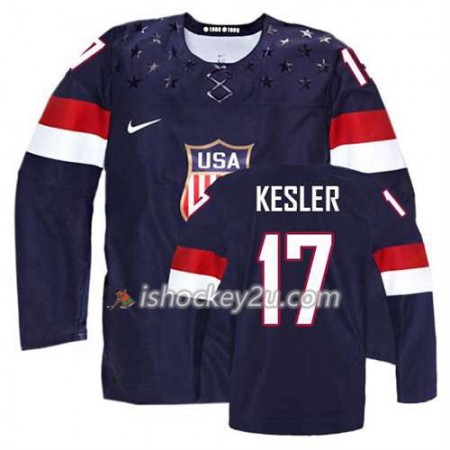 Reebok Dame NHL USA Team Trøje Ryan Kesler #17 Udebane Sort