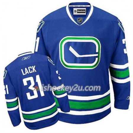 Reebok Mænd NHL Vancouver Canucks Trøje Eddie Lack #31 Tredje Blå