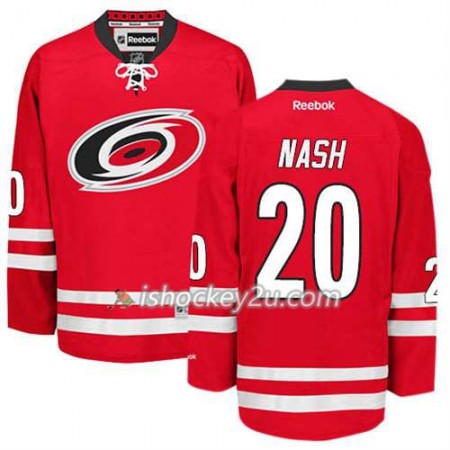 Reebok Mænd NHL Carolina Hurricanes Trøje Riley Nash #20 Hjemme Rød