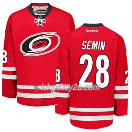 Reebok Mænd NHL Carolina Hurricanes Trøje Alexander Semin #28 Hjemme Rød