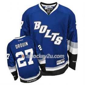 Reebok Mænd NHL Tampa Bay Lightning Trøje Jonathan Drouin #27 Tredje Blå