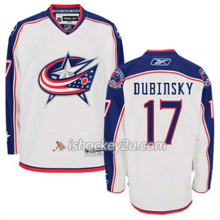 Reebok Mænd NHL Columbus Blue Jackets Trøje Brandon Dubinsky #17 Udebane Hvid