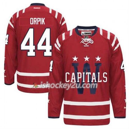 Reebok Mænd NHL Washington Capitals Trøje Brooks Orpik #44 2015 Winter Classic Rød