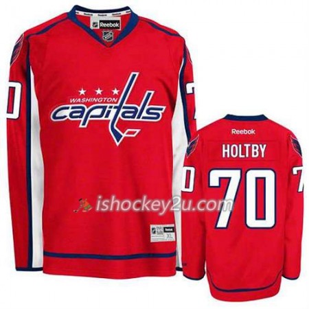 Reebok Mænd NHL Washington Capitals Trøje Braden Holtby #70 Hjemme Hvid