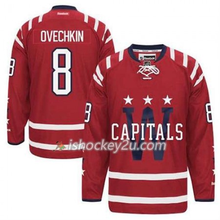 Reebok Mænd NHL Washington Capitals Trøje Alex Ovechkin #8 2015 Winter Classic Rød