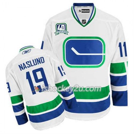 Reebok Mænd NHL Vancouver Canucks Trøje Markus Naslund #19 Tredje Hvid