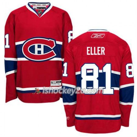 Reebok Mænd NHL Montreal Canadiens Trøje Lars Eller #81 Hjemme Rød