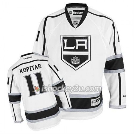 Reebok Mænd NHL Los Angeles Kings Trøje Anze Kopitar #11 Udebane Hvid
