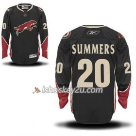 Reebok Mænd NHL Phoenix Coyotes Chris Summers 20 Sort Tredje