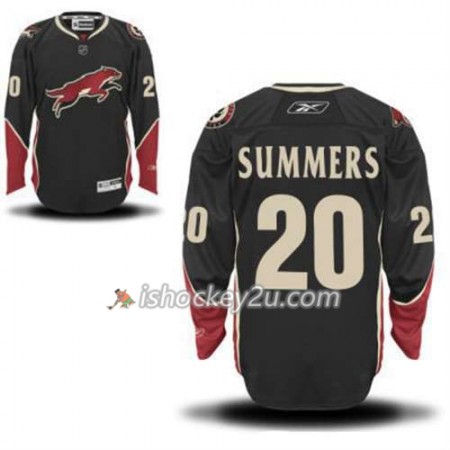 Reebok Mænd NHL Phoenix Coyotes Chris Summers 20 Sort Tredje