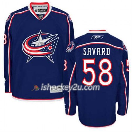 Reebok Mænd NHL Columbus Blue Jackets Trøje David Savard #58 Hjemme Hvid