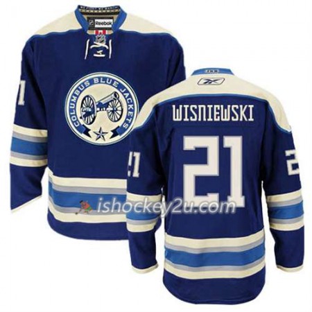 Reebok Mænd NHL Columbus Blue Jackets Trøje James Wisniewski #21 Tredje Hvid
