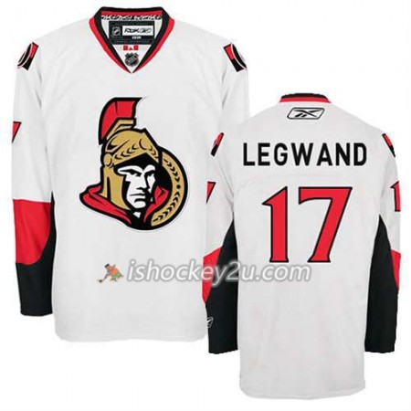 Reebok Mænd NHL Ottawa Senators Trøje David Legwand #17 Udebane Hvid