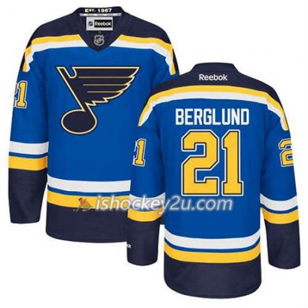 Reebok Mænd NHL St. Louis Blues Trøje Patrik Berglund #21 Hjemme Blå