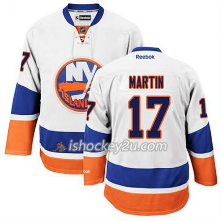 Reebok Mænd NHL New York Islanders Trøje Matt Martin #17 Udebane Hvid