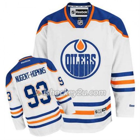 Reebok Mænd NHL Edmonton Oilers Trøje Ryan Nugent-Hopkins #93 Udebane Hvid