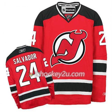 Reebok Mænd NHL New Jersey Devils Trøje Bryce Salvador #24 Hjemme Rød