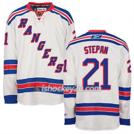 Reebok Mænd NHL New York Rangers Trøje Derek Stepan #21 Udebane Hvid