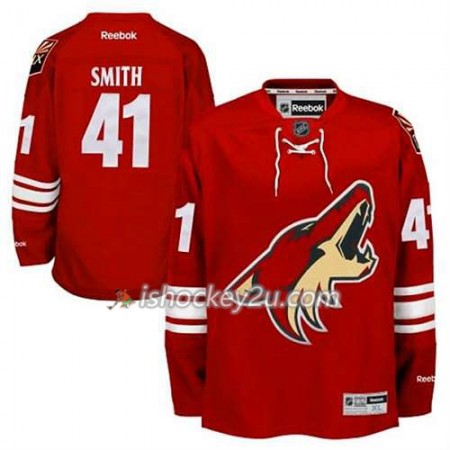 Reebok Mænd NHL Phoenix Coyotes Mike Smith 41 Sort Tredje