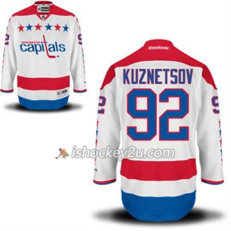 Reebok Mænd NHL Washington Capitals Trøje Evgeny Kuznetsov #92 Premier Tredje Hvid