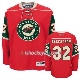 Reebok Mænd NHL Minnesota Wild Trøje Niklas Backstrom #32 Hjemme Rød