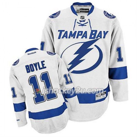Reebok Mænd NHL Tampa Bay Lightning Trøje Brian Boyle #11 Udebane Hvid