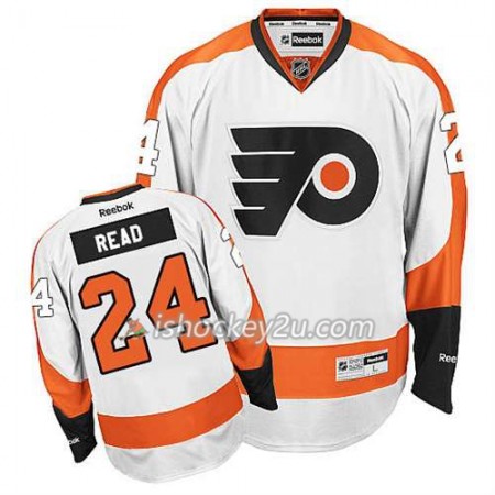 Reebok Mænd NHL Philadelphia Flyers Trøje Matt Read #24 Udebane Hvid