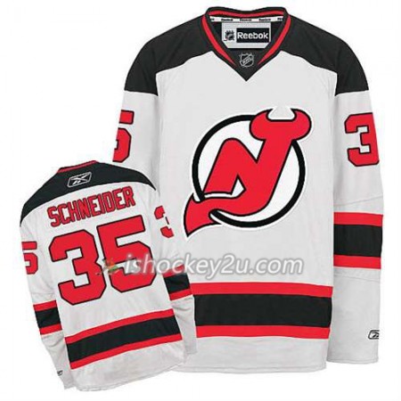 Reebok Mænd NHL New Jersey Devils Trøje Cory Schneider #35 Udebane Hvid