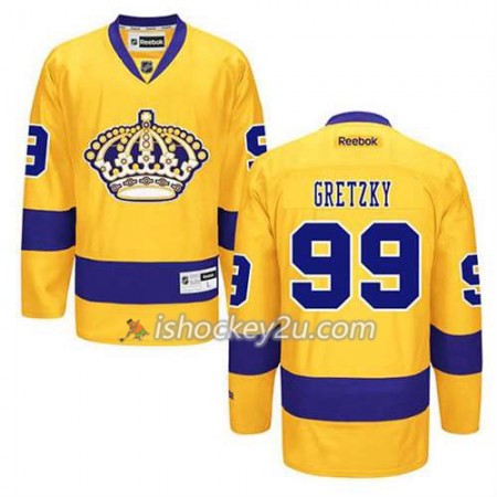 Reebok Dame NHL Los Angeles Kings Trøje Wayne Gretzky #99 Premier Tredje Guld
