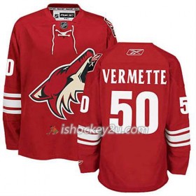 Reebok Mænd NHL Phoenix Coyotes Antoine Vermette 50 Vinrød Hjemme