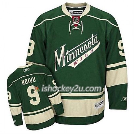 Reebok Mænd NHL Minnesota Wild Trøje Mikko Koivu #9 Tredje Grøn