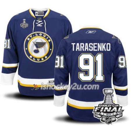 Reebok NHL St. Louis Blues Trøje Vladimir Tarasenko #91 Blå Tredje 2016 Stanley Cup Reebok NHL St. Louis Blues Trøje Vladimir Tarasenko #91 Blå Tredje 2016 Stanley Cup