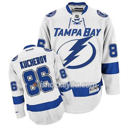 Reebok Mænd NHL Tampa Bay Lightning Trøje Nikita Kucherov #86 Udebane Hvid