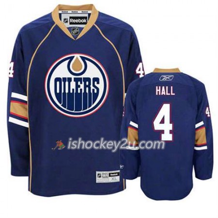 Reebok Mænd NHL Edmonton Oilers Trøje Taylor Hall #4 Tredje Blå