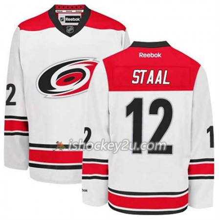 Reebok Mænd NHL Carolina Hurricanes Trøje Eric Staal #12 Udebane Hvid