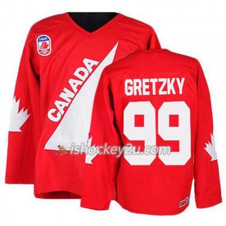 Reebok Mænd NHL Canada Team Trøje Wayne Gretzky #99 Rød