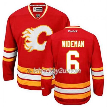 Reebok Mænd NHL Calgary Flames Trøje Dennis Wideman #6 Tredje Rød